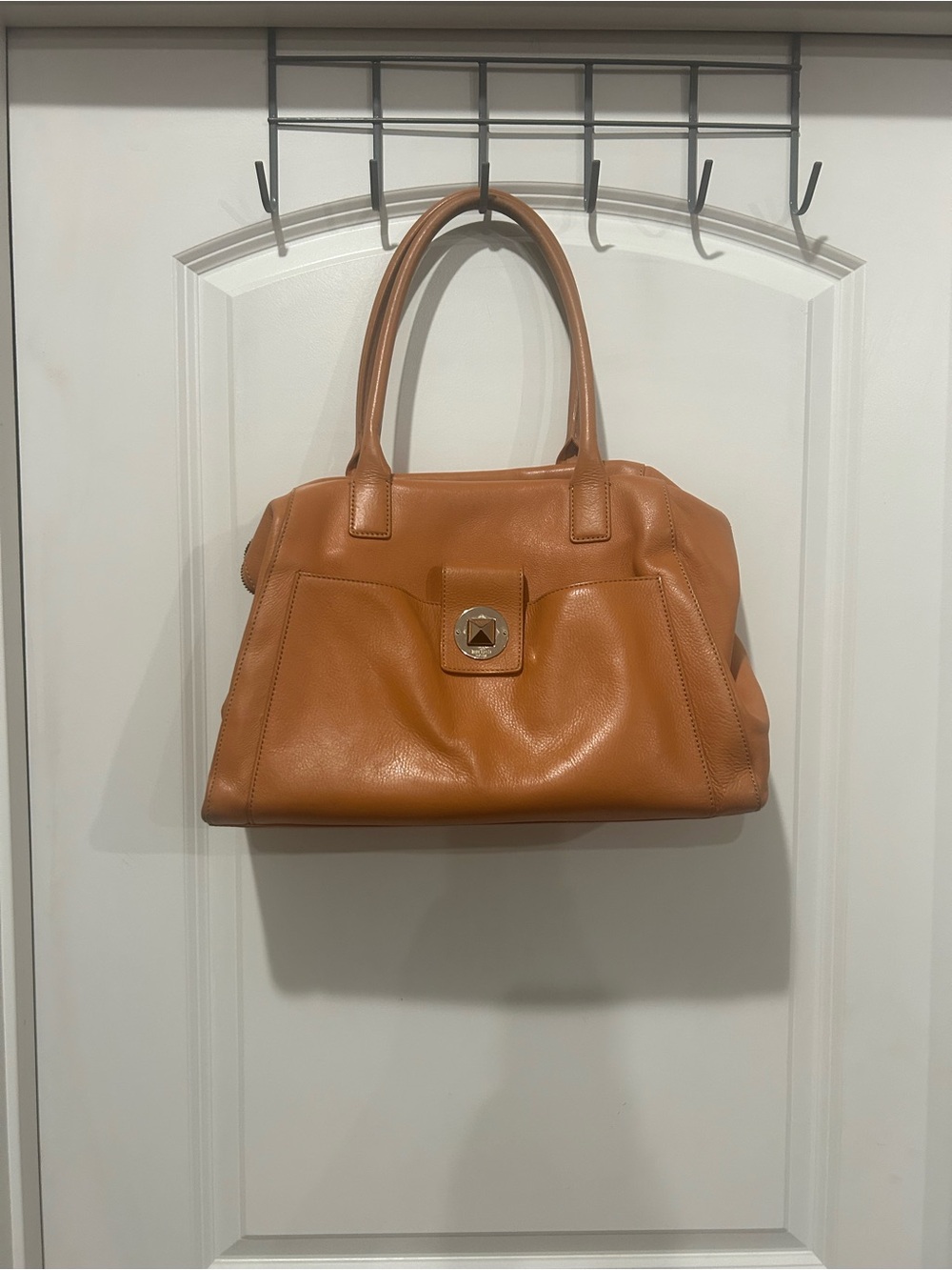 kate spade Cognac Leather Top-Handle Tote